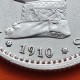 ESPAÑA Rey ALFONSO XIII 50 CENTIMOS 1910 * 1 0 PCV REY y ESCUDO KM.730 MONEDA DE PLATA EBC- Spain silver R/1
