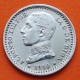 ESPAÑA Rey ALFONSO XIII 50 CENTIMOS 1910 * 1 0 PCV REY y ESCUDO KM.730 MONEDA DE PLATA EBC- Spain silver R/1