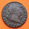 ESPAÑA Rey FERNANDO VII 2 MARAVEDIES 1833 Ceca de SEGOVIA KM.487.1 MONEDA DE COBRE MBC Spain 2 Maravedis R/1