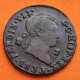 ESPAÑA Rey FERNANDO VII 2 MARAVEDIES 1833 Ceca de SEGOVIA KM.487.1 MONEDA DE COBRE MBC Spain 2 Maravedis R/1