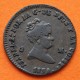 ESPAÑA REINA ISABEL II 2 MARAVEDIES 1839 Ceca de SEGOVIA KM.532.4 MONEDA DE COBRE MBC- Spain 2 Maravedis