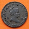 ESPAÑA REINA ISABEL II 2 MARAVEDIES 1839 Ceca de SEGOVIA KM.532.4 MONEDA DE COBRE MBC- Spain 2 Maravedis