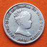 ESPAÑA Reina ISABEL II 1 REAL 1845 CL Ceca de MADRID KM.518.1 MONEDA DE PLATA @ESCASA@ Spain silver coin R/3
