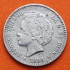 ESPAÑA Rey ALFONSO XIII 50 CENTIMOS 1894 * 9 4 MSM BUSTO Tipo RIZOS KM.703 MONEDA DE PLATA R/1