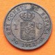 ESPAÑA Rey ALFONSO XIII 1 CENTIMO 1912 * 2 PCV REY y ESCUDO KM.731 MONEDA DE BRONCE EBC Spain R/5