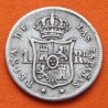 @ÚLTIMO AÑO DE EMISIÓN@ ESPAÑA Reina Isabel II 1 REAL 1864 Ceca de SEVILLA KM.606.3 MONEDA DE PLATA MBC Spain silver coin R/3