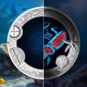 . @0ENVÍO HOY@ AUSTRIA 3 EUROS 2025 CALAMAR DE LUZ Vida Marina @COLORES@ 10ª MONEDA DE NICKEL