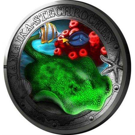 . @0ENVÍO HOY@ AUSTRIA 3 EUROS 2024 RAYA AMARILLA Vida Marina @COLORES@ 9ª MONEDA DE NICKEL Jamaika