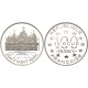 @ESTUCHE y CERTIFICADO@ FRANCIA 100 FRANCOS 1994 VENECIA LA PLAZA DE SAN MARCOS KM.1068 MONEDA DE PLATA PROOF France 15 ECUS
