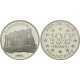 @ESTUCHE y CERTIFICADO@ FRANCIA 100 FRANCOS 1995 PARTHENON en ATENAS KM.1114 MONEDA DE PLATA PROOF France 15 Ecus