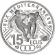 @ESTUCHE y CERTIFICADO@ FRANCIA 100 FRANCOS 1993 FÚTBOL - JUEGOS DEL MEDITERRANEO KM.1030 MONEDA DE PLATA PROOF France 15 Ecus