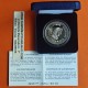 . @ESTUCHE y CERTIFICADO@ BELGICA 5 ECU 1991 CARLOMAGNO EMPERADOR KM.183 MONEDA DE PLATA PROOF Belgium silver
