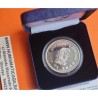 @ESTUCHE y CERTIFICADO@ BELGICA 5 ECU 1991 CARLOMAGNO EMPERADOR KM.183 MONEDA DE PLATA PROOF Belgium silver