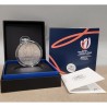 . @2 MONEDAS - RUGBY@ FRANCIA 10 EUROS 2022 CAMPEONATO MUNDIAL - EQUIPO NACIONAL y LOGO PLATA ESTUCHE France