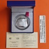 @ESTUCHE y CERTIFICADO@ FRANCIA 100 FRANCOS 1995 PARTHENON en ATENAS KM.1114 MONEDA DE PLATA PROOF France 15 Ecus