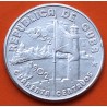 CUBA 40 CENTAVOS 1952 BANDERA - ARBOL - 50 AÑOS DE LIBERTAD y PROGRESO KM.25 MONEDA DE PLATA MBC+ @ESCASA@ silver coin R/1