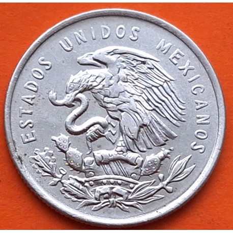 MEXICO 50 CENTAVOS 1950 INDIO CUAUHTEMOC KM.449 MONEDA DE PLATA BAJA EBC + IMPERFECCIONES Mejico silver coin R/2