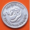 AUSTRALIA 1 SHILLING 1946 Ceca de MELBOURNE CARNERO REY JORGE VI KM.39A MONEDA DE PLATA MBC- silver coin