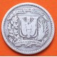 REPUBLICA DOMINICANA 25 CENTAVOS 1947 INDIO CON PLUMAS KM.20 MONEDA DE PLATA MUY CIRCULADA Dominican Republic silver