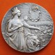 . @RARA@ BILBAO MEDALLA 1902 1927 XXV ANIVERSARIO DEL REINADO DE ALFONSO XIII BRONCE / BRONZE BAÑO DE PLATA 32mm