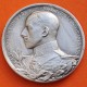 . @RARA@ BILBAO MEDALLA 1902 1927 XXV ANIVERSARIO DEL REINADO DE ALFONSO XIII BRONCE / BRONZE BAÑO DE PLATA 32mm