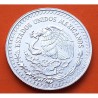 MEXICO 1/2 ONZA 1992 ANGEL LIBERTAD MONEDA DE PLATA PURA SC + Imperfecciones OUNCE OZ silver coin Half