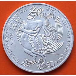 ALEMANIA 5 MARCOS 1976 D MONSTRUO DE LOS HERMANOS GRIMM KM.144 MONEDA DE PLATA SC- Germany 5 Marks SILVER