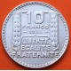 FRANCIA 10 FRANCOS 1930 BUSTO DE DAMA Ceca TURIN KM.878 MONEDA DE PLATA EBC France Silver 10 Francs R/2