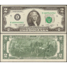 @ESCASO@ ESTADOS UNIDOS 2 DOLARES 1976 THOMAS JEFFERSON Letra al Azar Pick 461F BILLETE SC USA
