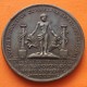 . @RARA@ ESPAÑA Rey FERNANDO VII 1816 CADIZ MEDALLA POR SU BODA CON ISABEL DE BRAGANZA tipo 4 REALES BRONCE