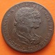 . @RARA@ ESPAÑA Rey FERNANDO VII 1816 CADIZ MEDALLA POR SU BODA CON ISABEL DE BRAGANZA tipo 4 REALES BRONCE