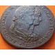 . @RARA@ ESPAÑA Rey FERNANDO VII 1816 CADIZ MEDALLA POR SU BODA CON ISABEL DE BRAGANZA tipo 4 REALES BRONCE