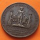 . @RARA@ ESPAÑA Rey FERNANDO VII 1816 CADIZ MEDALLA POR SU BODA CON ISABEL DE BRAGANZA tipo 4 REALES BRONCE