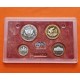 . 4 monedas PROOF x ESTADOS UNIDOS 5 CENTAVOS + 10 CENTAVOS DIME 2009 + 1/2 DOLAR 2009 S KENNEDY PLATA + 1 DOLAR 2002 SACAGAWEA