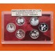 . 6 monedas x ESTADOS UNIDOS 25 CENTAVOS 2009 S TERRITORIOS DE ULTRAMAR PLATA PROOF US MINT SET NO BOZ NO COA