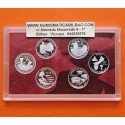 . 6 monedas x ESTADOS UNIDOS 25 CENTAVOS 2009 S TERRITORIOS DE ULTRAMAR PLATA PROOF US MINT SET NO BOZ NO COA
