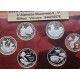 . 6 monedas x ESTADOS UNIDOS 25 CENTAVOS 2009 S TERRITORIOS DE ULTRAMAR PLATA PROOF US MINT SET NO BOZ NO COA