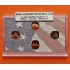 . 4 monedas x ESTADOS UNIDOS 1 CENTAVO 2009 S LINCOLN CENT BICENTENNIAL COBRE PROOF US MINT SET NO BOX NO COA