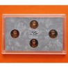 . 4 monedas x ESTADOS UNIDOS 1 CENTAVO 2009 S LINCOLN CENT BICENTENNIAL COBRE PROOF US MINT SET NO BOX NO COA
