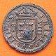 ESPAÑA Rey FELIPE III 8 MARAVEDIES 1606 Ceca de SEGOVIA KM.9.5 MONEDA DE COBRE @ESCASA@ 8 Maravedis 1606