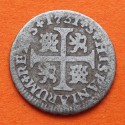 ESPAÑA Rey FELIPE V 1/2 REAL 1731 PA Ceca de SEVILLA MONEDA DE PLATA MUY CIRCULADA Medio Spain silver Philippus V