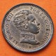 ESPAÑA Rey ALFONSO XIII 2 CENTIMOS 1905 * 05 SMV REY y ESCUDO KM.722 MONEDA DE COBRE SC- Spain R/2