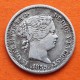 ESPAÑA Reina ISABEL II 1 REAL 1859 Ceca de MADRID KM.606.6 MONEDA DE PLATA MBC- Spain silver coin R/2