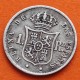 ESPAÑA Reina ISABEL II 1 REAL 1859 Ceca de MADRID KM.606.6 MONEDA DE PLATA MBC- Spain silver coin R/2