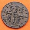ESPAÑA REINA ISABEL II 2 MARAVEDIES 1846 Ceca de SEGOVIA KM.532 MONEDA DE COBRE @ESCASA@ Spain 2 Maravedis