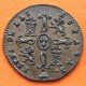 ESPAÑA REINA ISABEL II 2 MARAVEDIES 1846 Ceca de SEGOVIA KM.532 MONEDA DE COBRE @ESCASA@ Spain 2 Maravedis