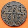 ESPAÑA REINA ISABEL II 2 MARAVEDIES 1846 Ceca de SEGOVIA KM.532 MONEDA DE COBRE @ESCASA@ Spain 2 Maravedis