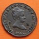 ESPAÑA REINA ISABEL II 2 MARAVEDIES 1846 Ceca de SEGOVIA KM.532 MONEDA DE COBRE @ESCASA@ Spain 2 Maravedis