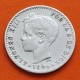 ESPAÑA Rey ALFONSO XIII 50 CENTIMOS 1896 * 9/6 PGV Tipo TUPE KM.705 MONEDA DE PLATA @RARA@ Spain silver R/3