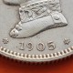 ESPAÑA Rey ALFONSO XIII 2 PESETAS 1905 * 19 05 SMV KM.725 MONEDA DE PLATA MBC + MUESCAS Spain silver coin R/4